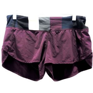 Women's Athletic Shorts in Purple and Black